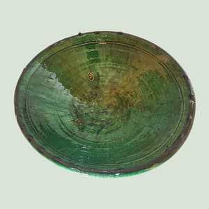 Pottery of Tamegroute_Plate_green